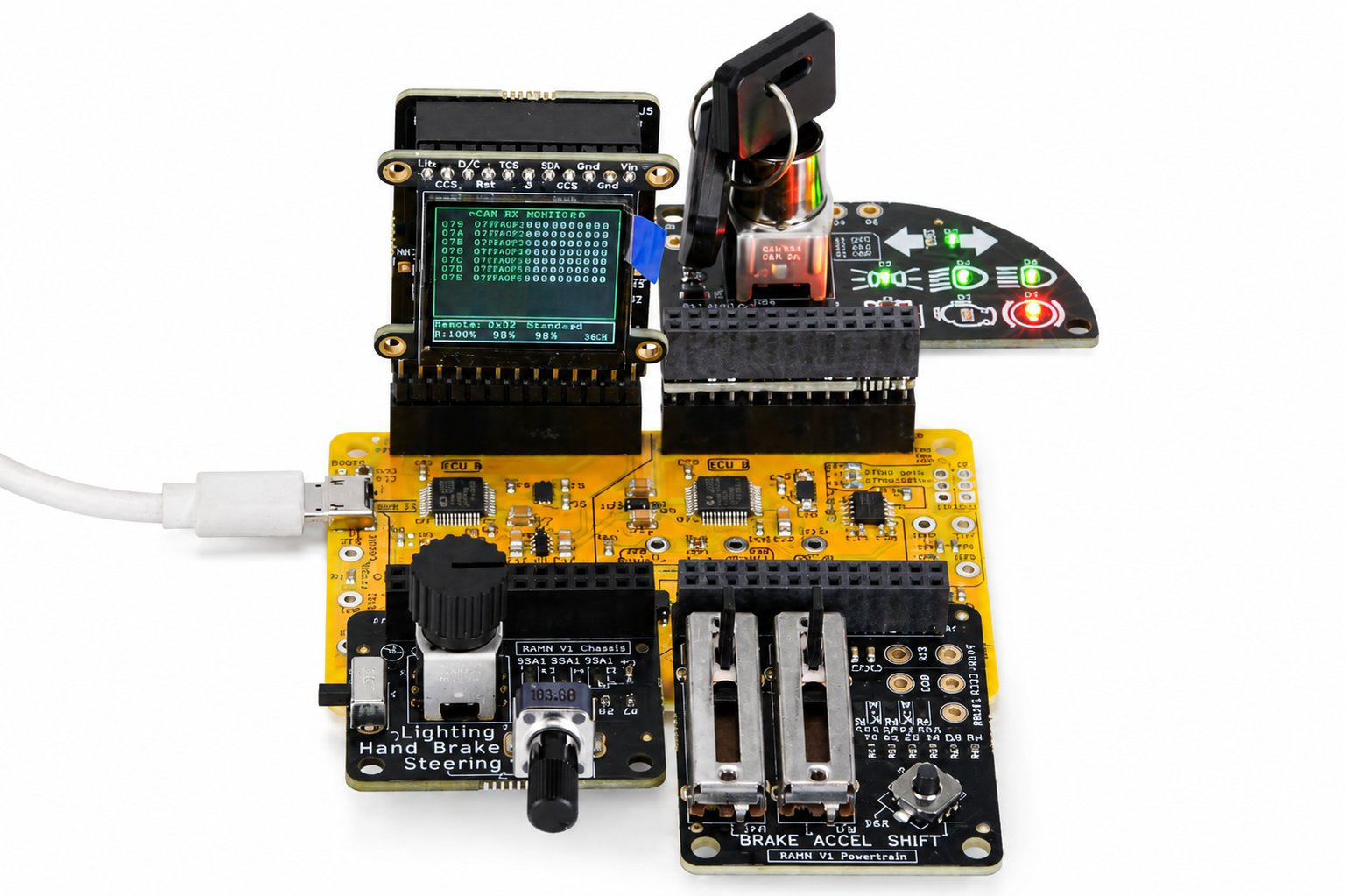 RAMN Automotive Network Security Testing Platform – CAN/CAN-FD ECU Simulator